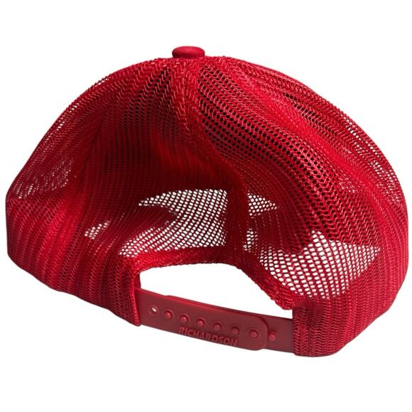 Whiskey Weather Richardson Red Trucker Hat Adjustable Strap - Picture 3 of 7